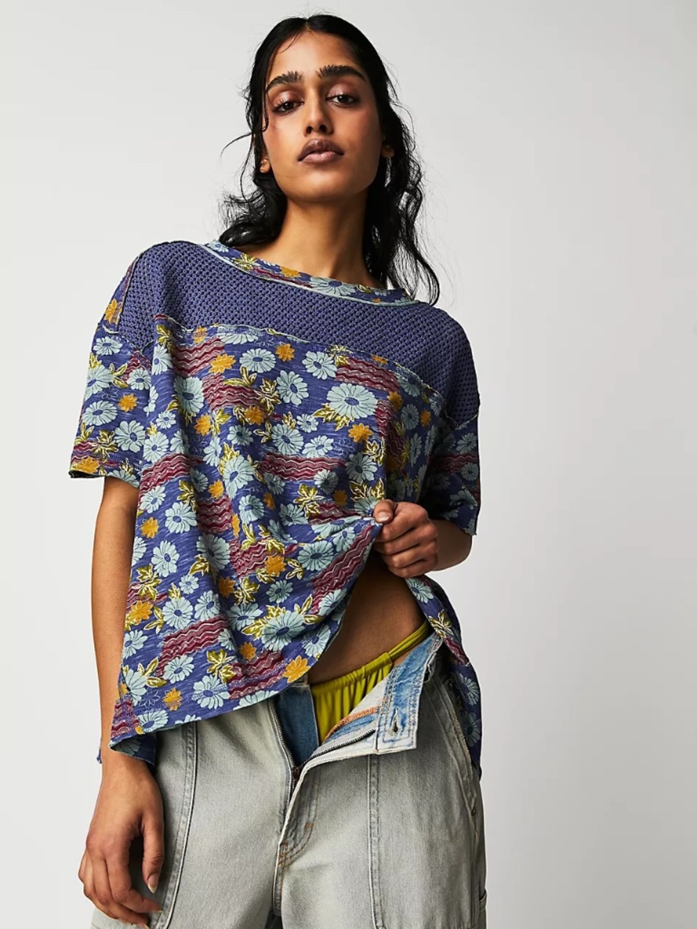 Free People We The Free Beach Relaxed Fit Dreamin Tee - XS